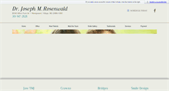 Desktop Screenshot of drjrosenwald.net